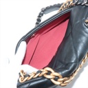 Chanel 19 Lambskin Shoulder Bag Black 