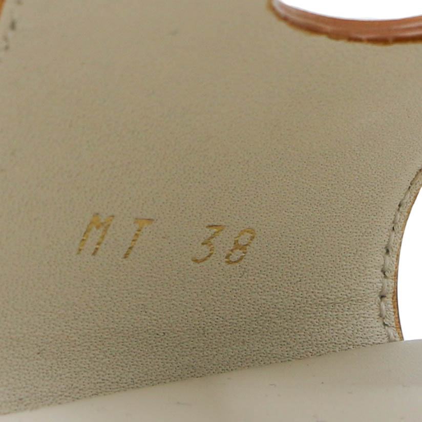Christian Dior D-Club Slide White Calfskin Size 38