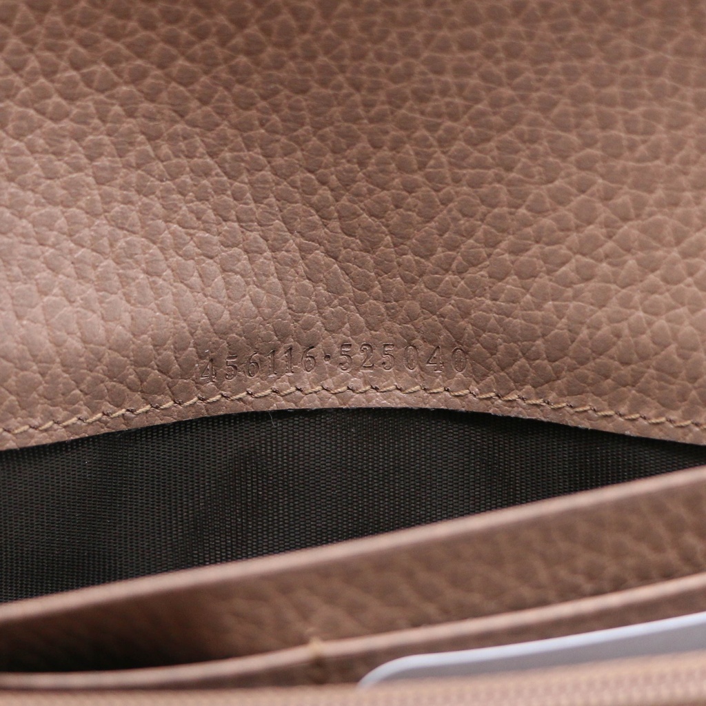 Gucci Marmont Leather Continental Wallet Dusty Pink 456116