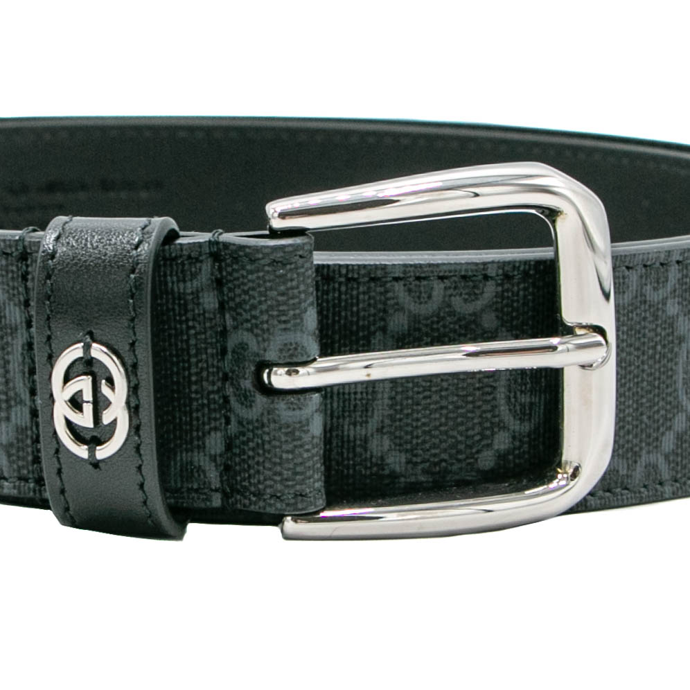 Gucci Belt with Interlocking G Detail 673921 In Size 95 38