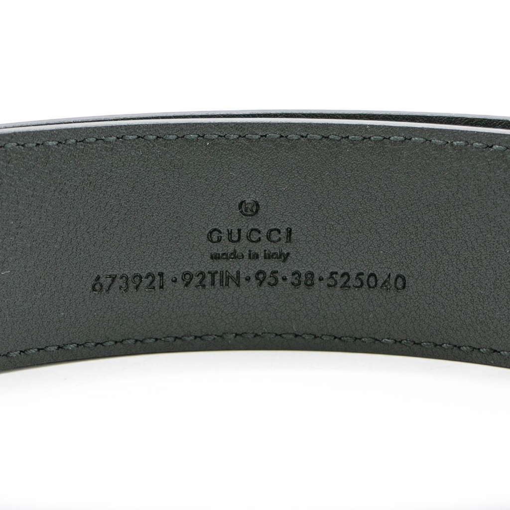 Gucci Belt with Interlocking G Detail 673921 In Size 95 38