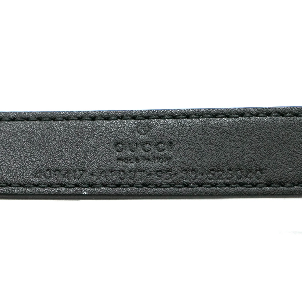 Gucci Leather Belt With Double G Buckle 95 33 409417