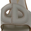 Christian Dior D-Club Slide White Calfskin Size 40
