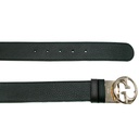 Gucci Calfskin 1973 Reversible Belt Black And Brown 450000 In Size 85 34