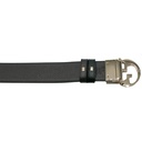 Gucci Calfskin 1973 Reversible Belt Black And Brown 450000 In Size 85 34