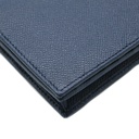 BVLGARI/Bulgari Bifold Blue Calf Leather Wallet