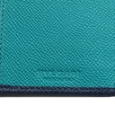 BVLGARI/Bulgari Bifold Blue Calf Leather Wallet