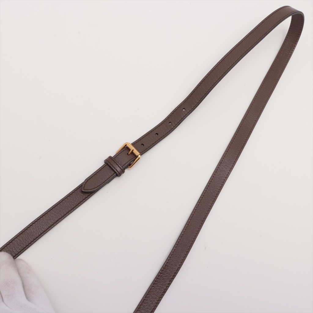 Gucci GG Supreme Ophidia Shoulder Bag Brown 598127