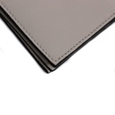 Prada Small Leather Embossed Logo White Wallet 1MV204
