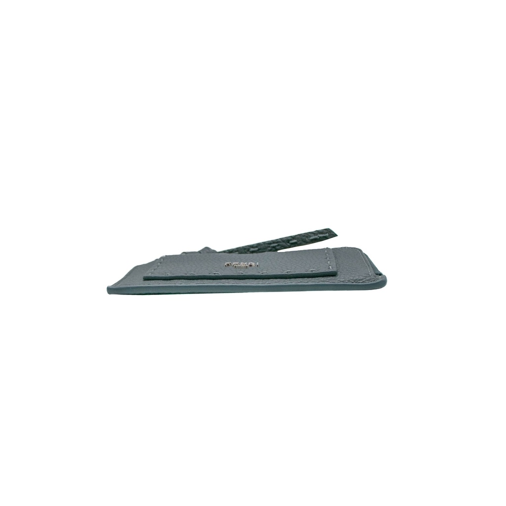 Fendi Peekaboo Blue Selleria Card Holder