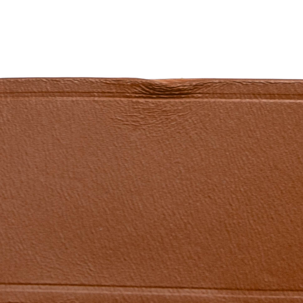 Balenciaga Women's BB Thin Belt In Brown Calfskin And Silver Buckle In Size 90