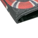 Gucci Kingsnake Print GG Supreme Wallet Black 451268