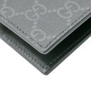 Gucci Kingsnake Print GG Supreme Wallet Black 451268