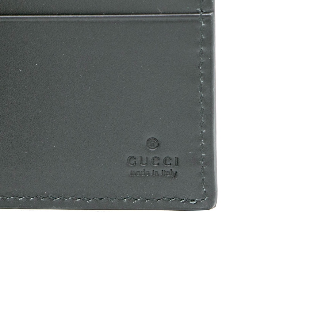 Gucci Kingsnake Print GG Supreme Wallet Black 451268