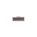 Prada Saffiano Triangle Tri-Fold Wallet Pink