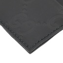 Gucci GG Rubber-Effect Card Case Black 771315