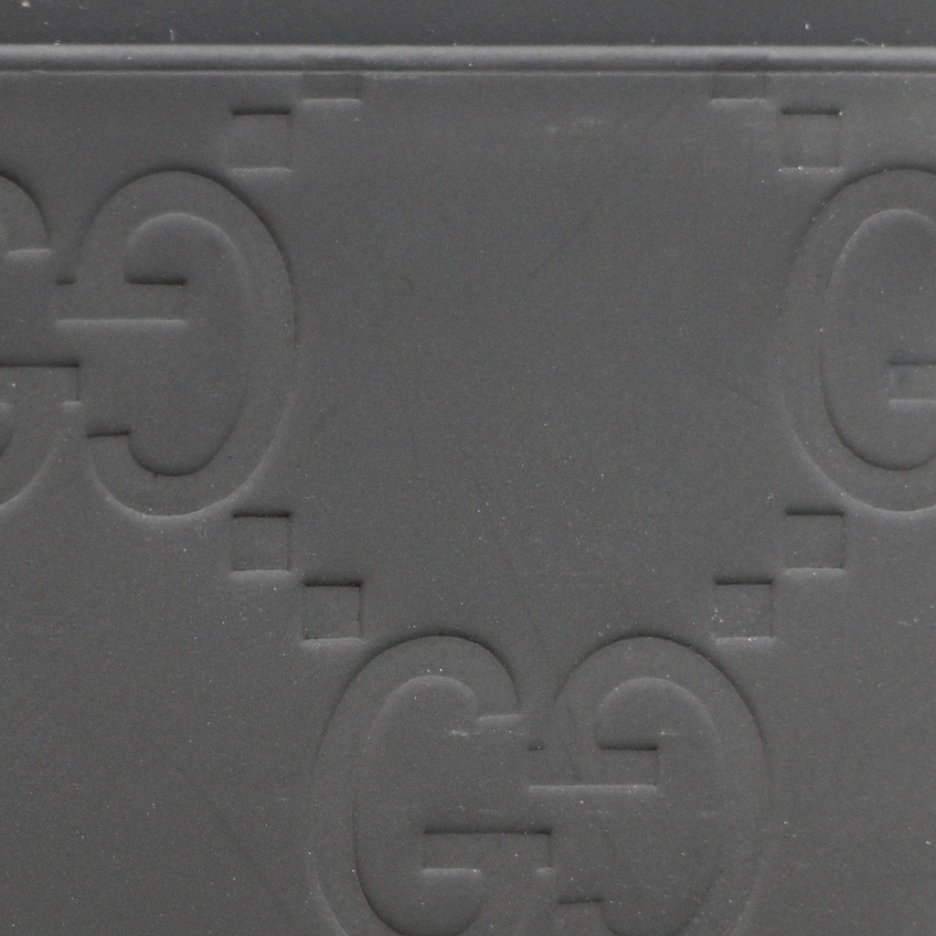 Gucci GG Rubber-Effect Card Case Black 771315