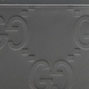 Gucci GG Rubber-Effect Card Case Black 771315