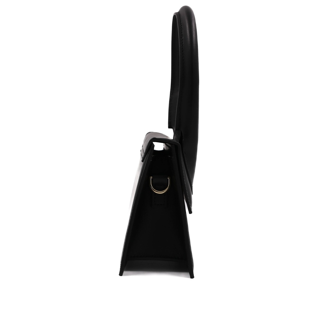 Jacquemus Smooth Calfskin Le Chiquito Noeud Black