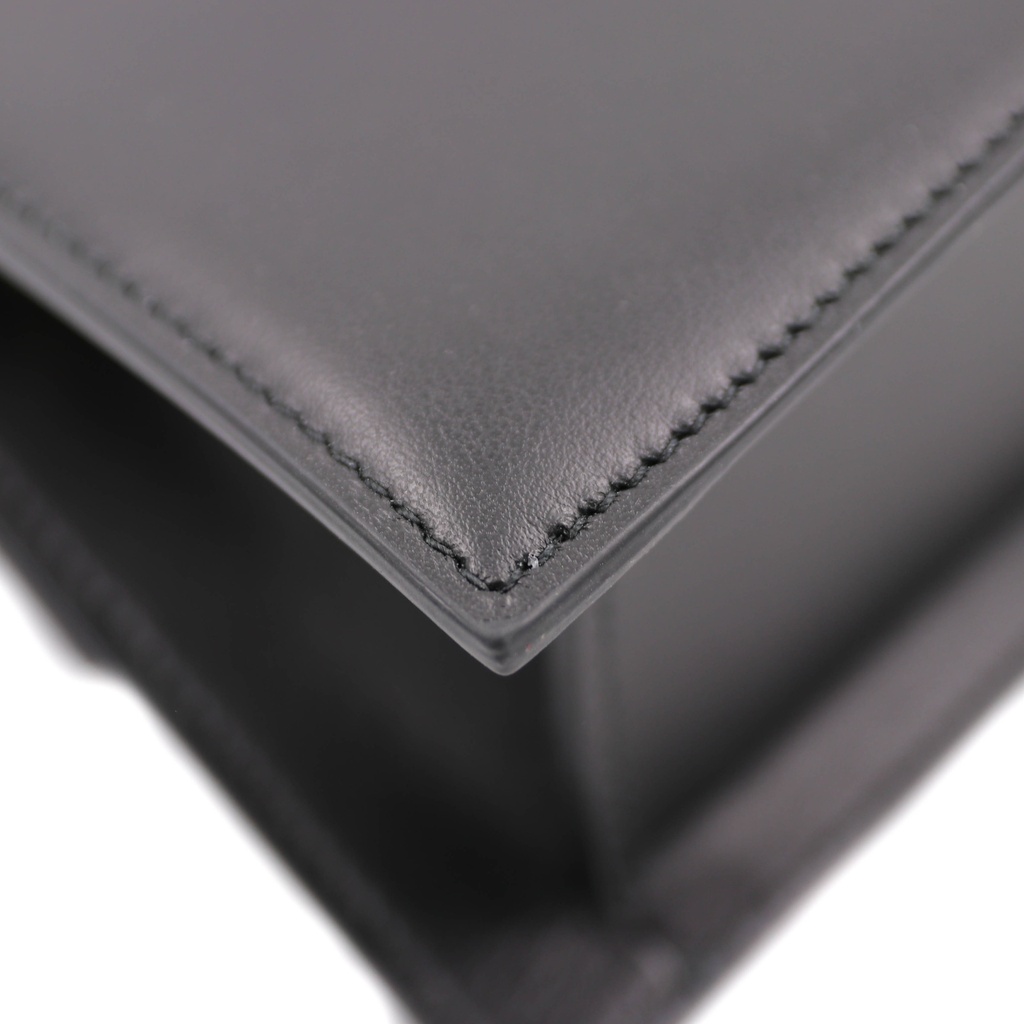 Jacquemus Smooth Calfskin Le Chiquito Noeud Black