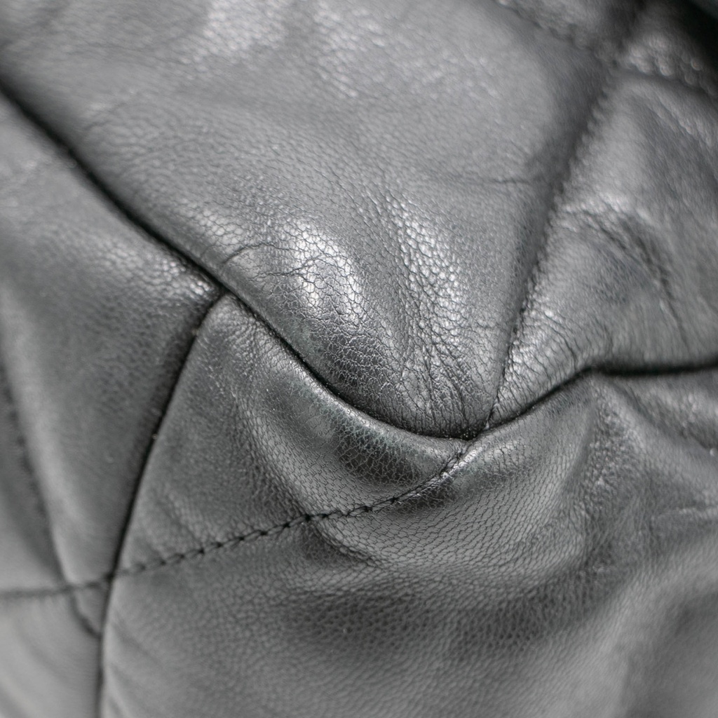 Chanel Black Leather 19 Large Flap Bag 