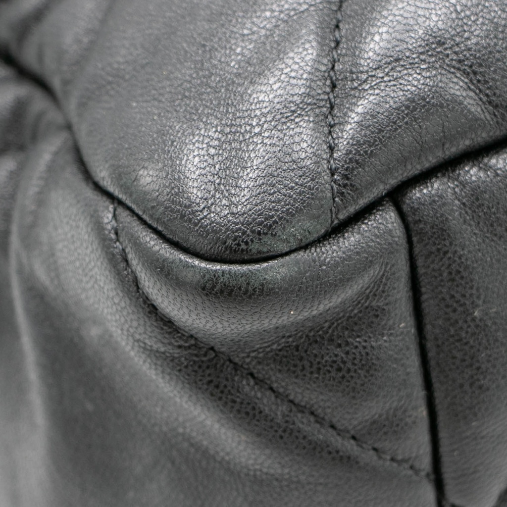 Chanel Black Leather 19 Large Flap Bag 