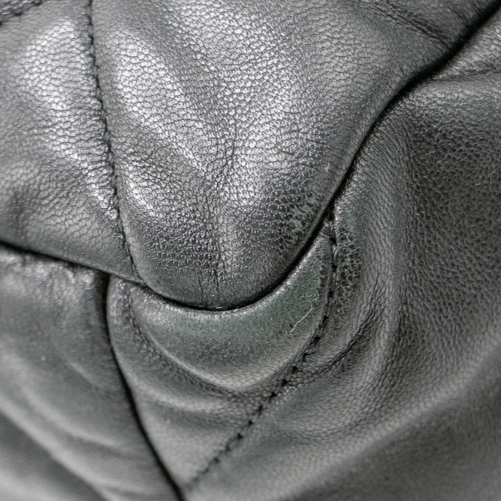 Chanel Black Leather 19 Large Flap Bag 