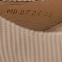 Christian Dior J'Adior Slingback Pump Beige Technical Fabric Size 38