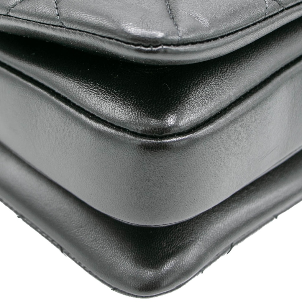 Chanel Black Quilted Leather Small Trendy CC Top Handle Bag