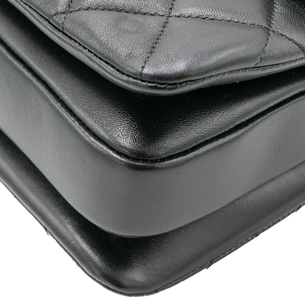 Chanel Black Quilted Leather Small Trendy CC Top Handle Bag
