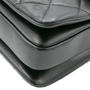 Chanel Black Quilted Leather Small Trendy CC Top Handle Bag