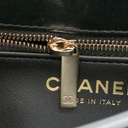 Chanel Black Quilted Leather Small Trendy CC Top Handle Bag