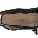 Christian Dior J'Adior Slingback Pump Black Short Heel Size 37 1/2