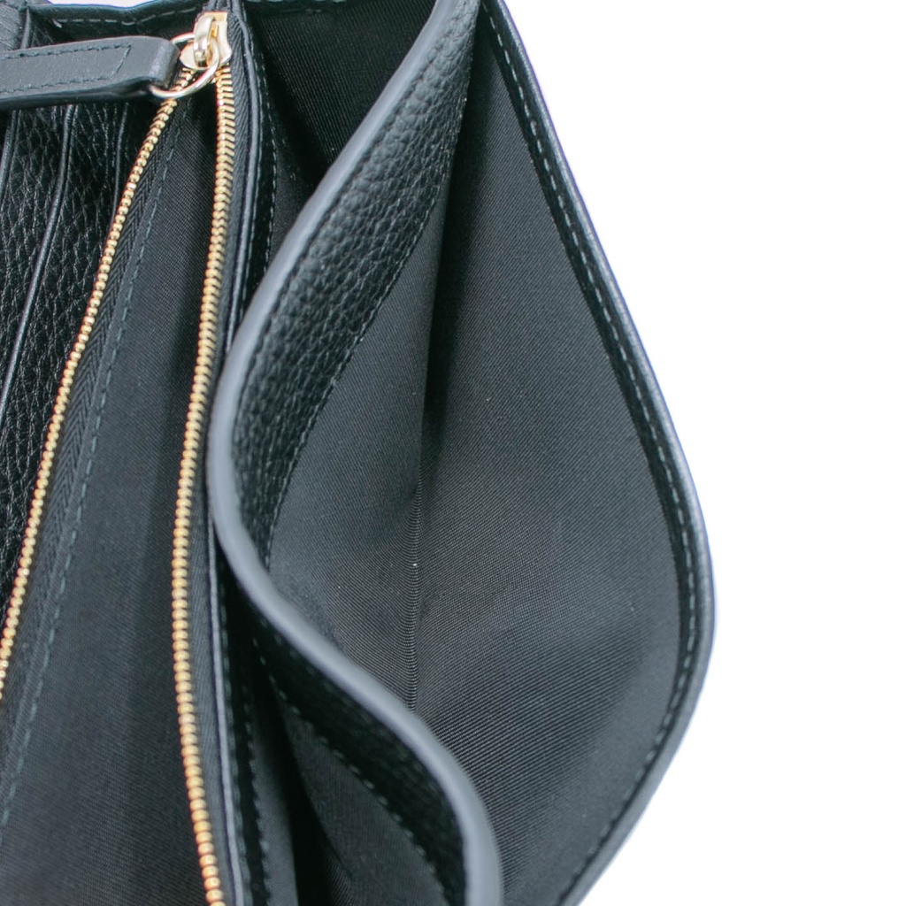 Gucci Guccissima Continental Wallet Black 815922