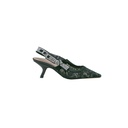 Christian Dior J'Adior Slingback Pump Black Short Heel Size 38
