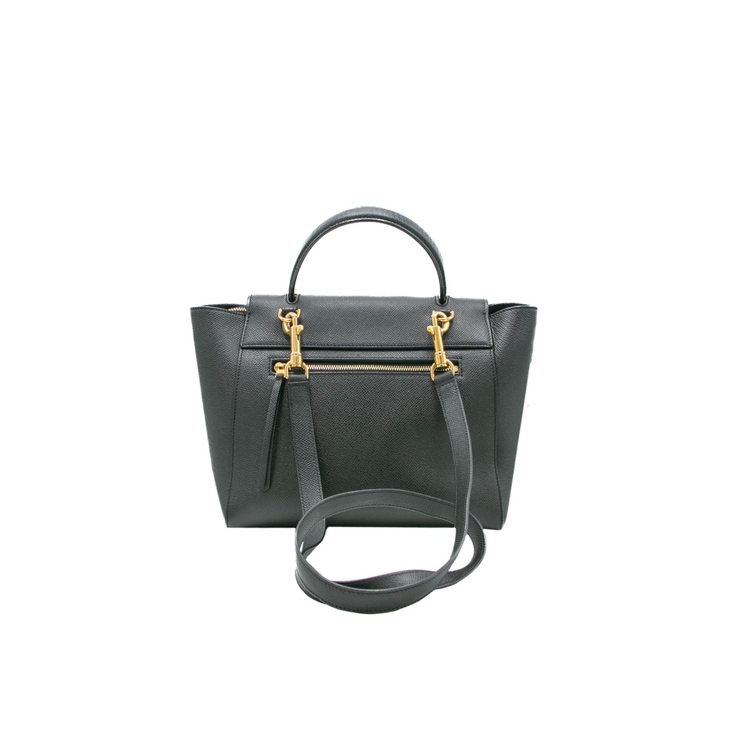 Celine Grained Calfskin Small Belt Bag Black
