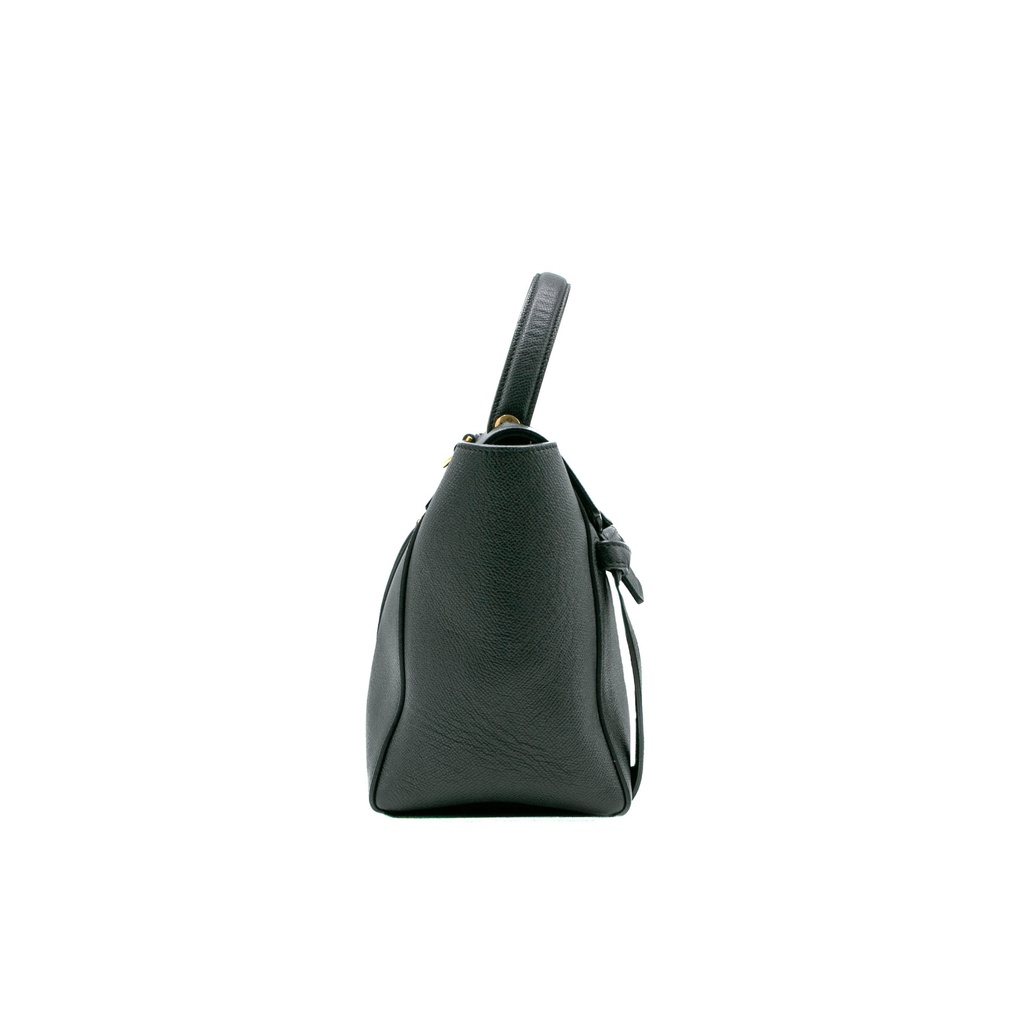 Celine Grained Calfskin Small Belt Bag Black