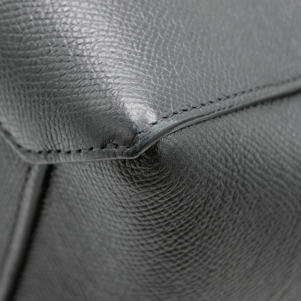 Celine Grained Calfskin Small Belt Bag Black