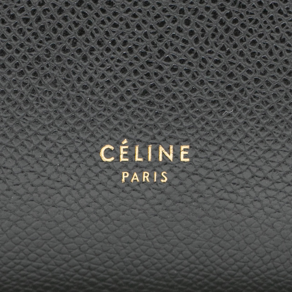 Celine Grained Calfskin Small Belt Bag Black