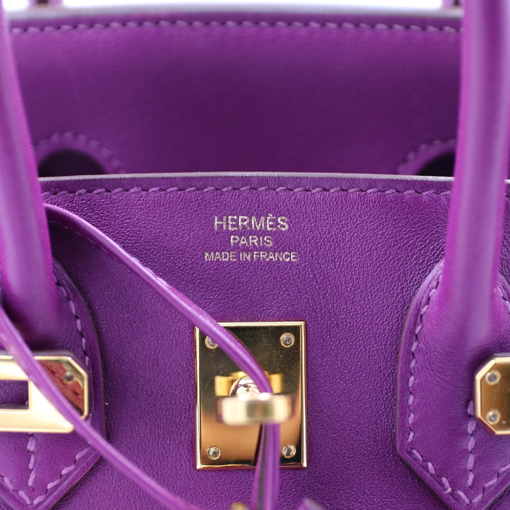 Hermes Birkin 25 Togo Purple