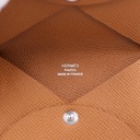 Hermes Epsom Brown Card Case 2022