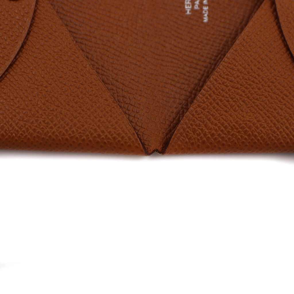 Hermes Epsom Brown Card Case 2022