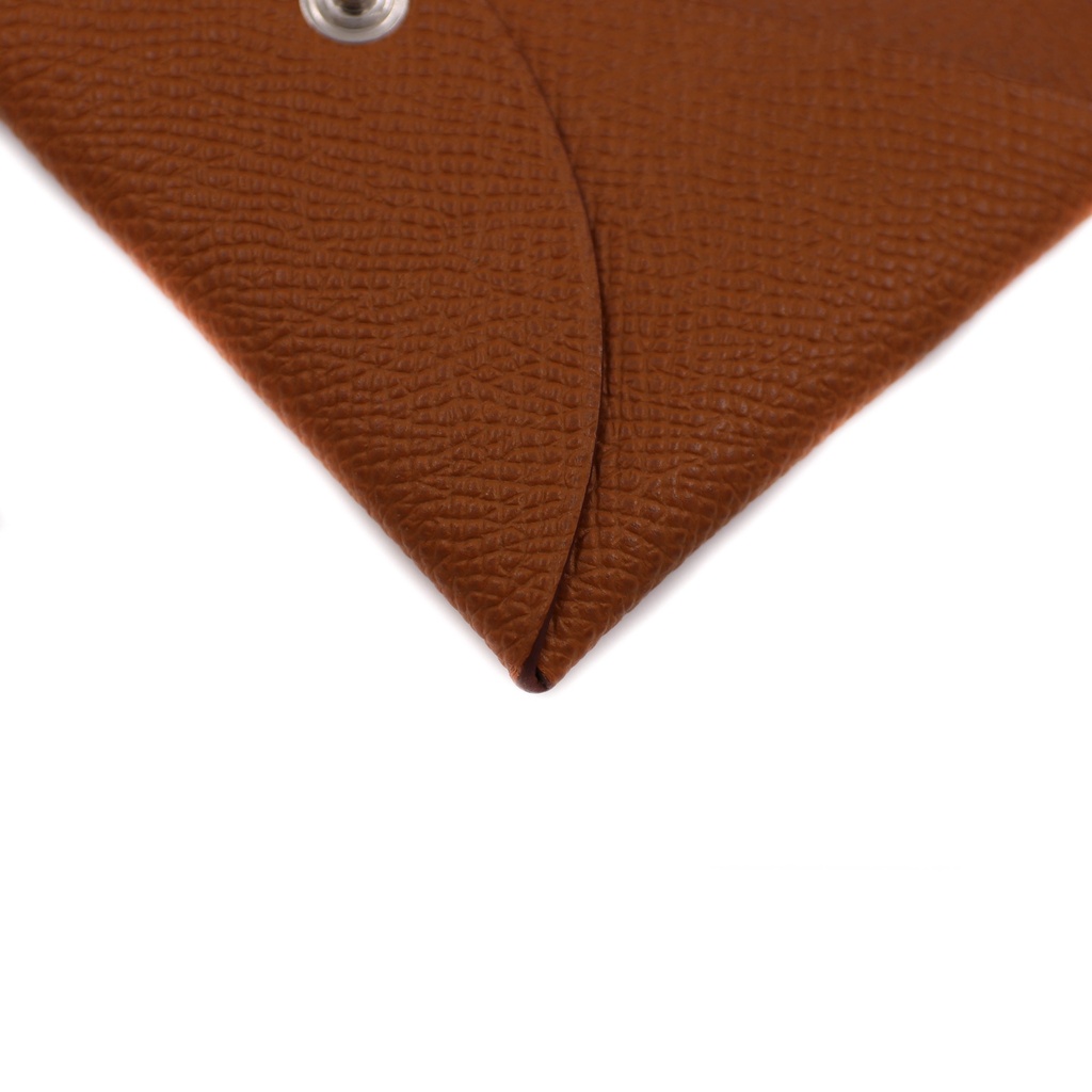 Hermes Epsom Brown Card Case 2022