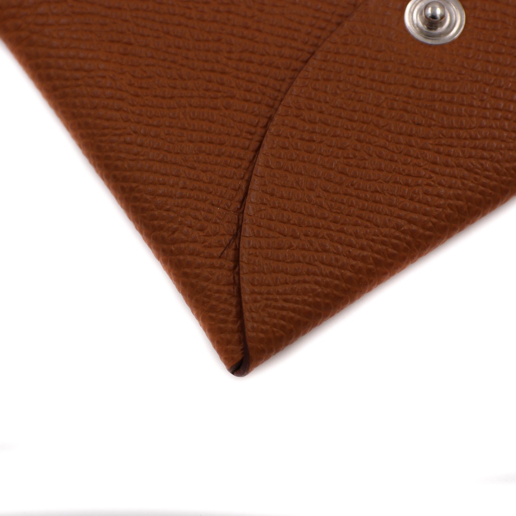 Hermes Epsom Brown Card Case 2022