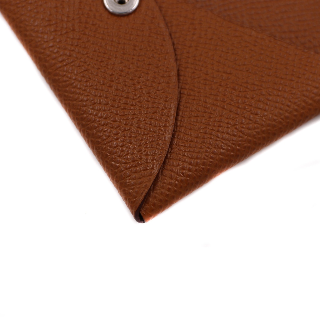Hermes Epsom Brown Card Case 2022