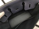 Hermes Birkin 25 Togo Palladium Hardware Handbag