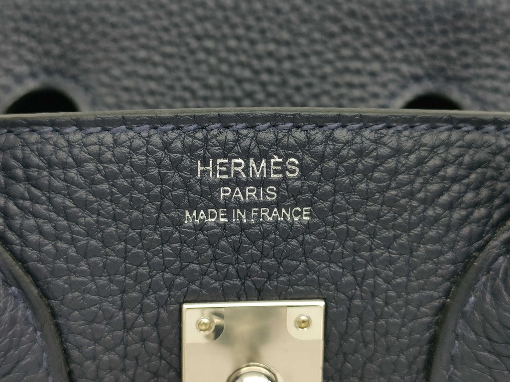 Hermes Birkin 25 Togo Palladium Hardware Handbag