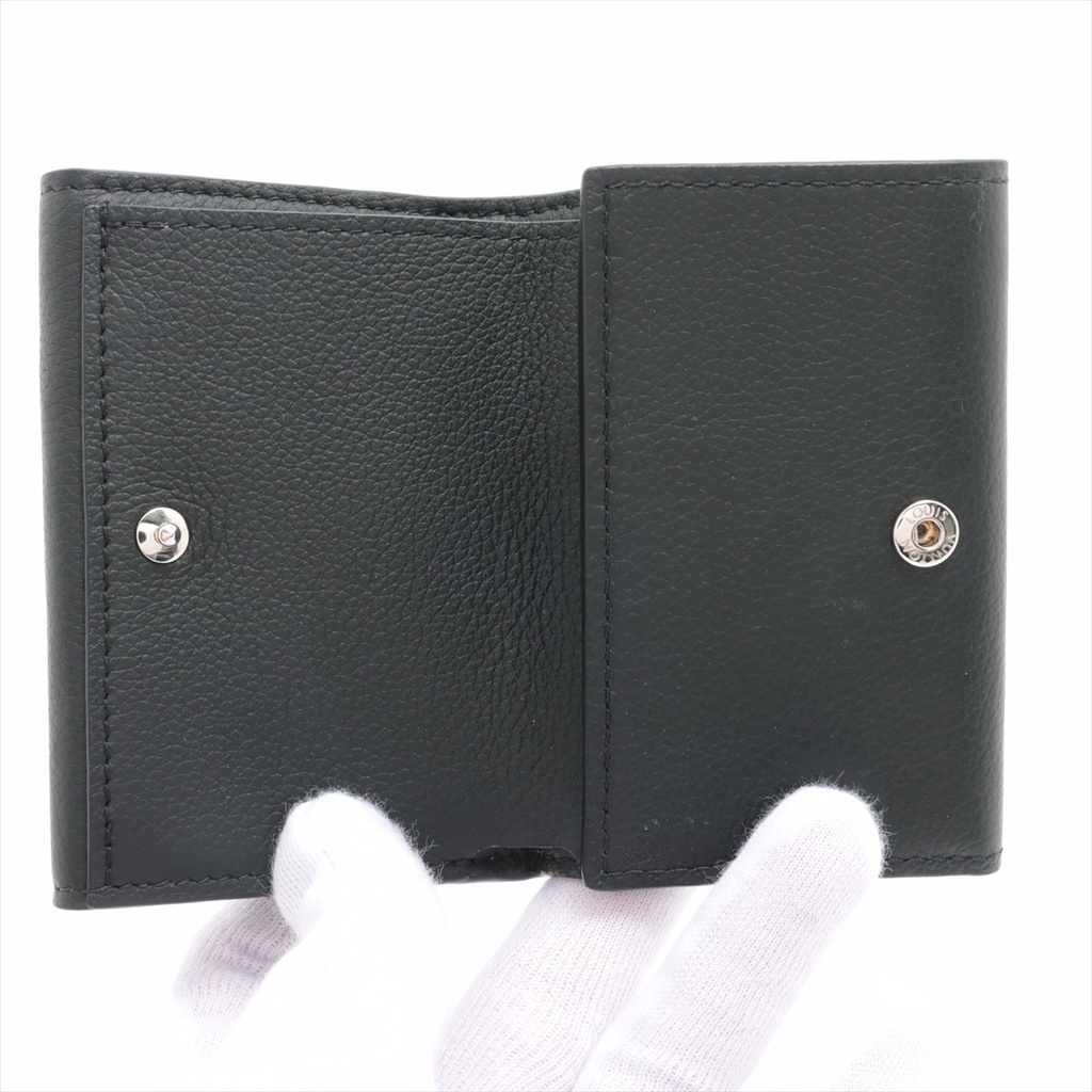 Louis Vuitton Taurillon Lock Mini Compact Wallet