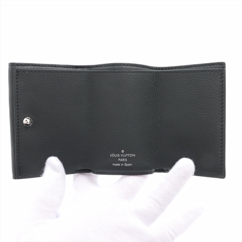 Louis Vuitton Taurillon Lock Mini Compact Wallet