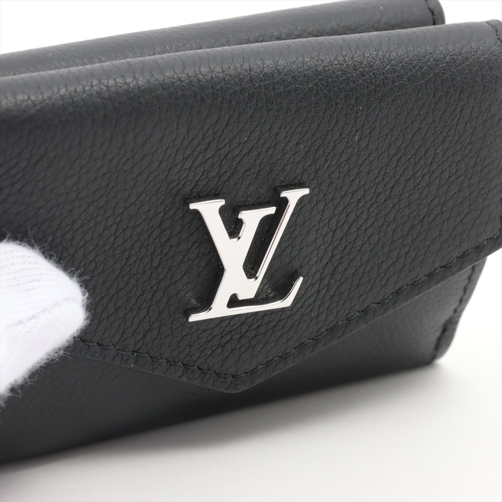 Louis Vuitton Taurillon Lock Mini Compact Wallet